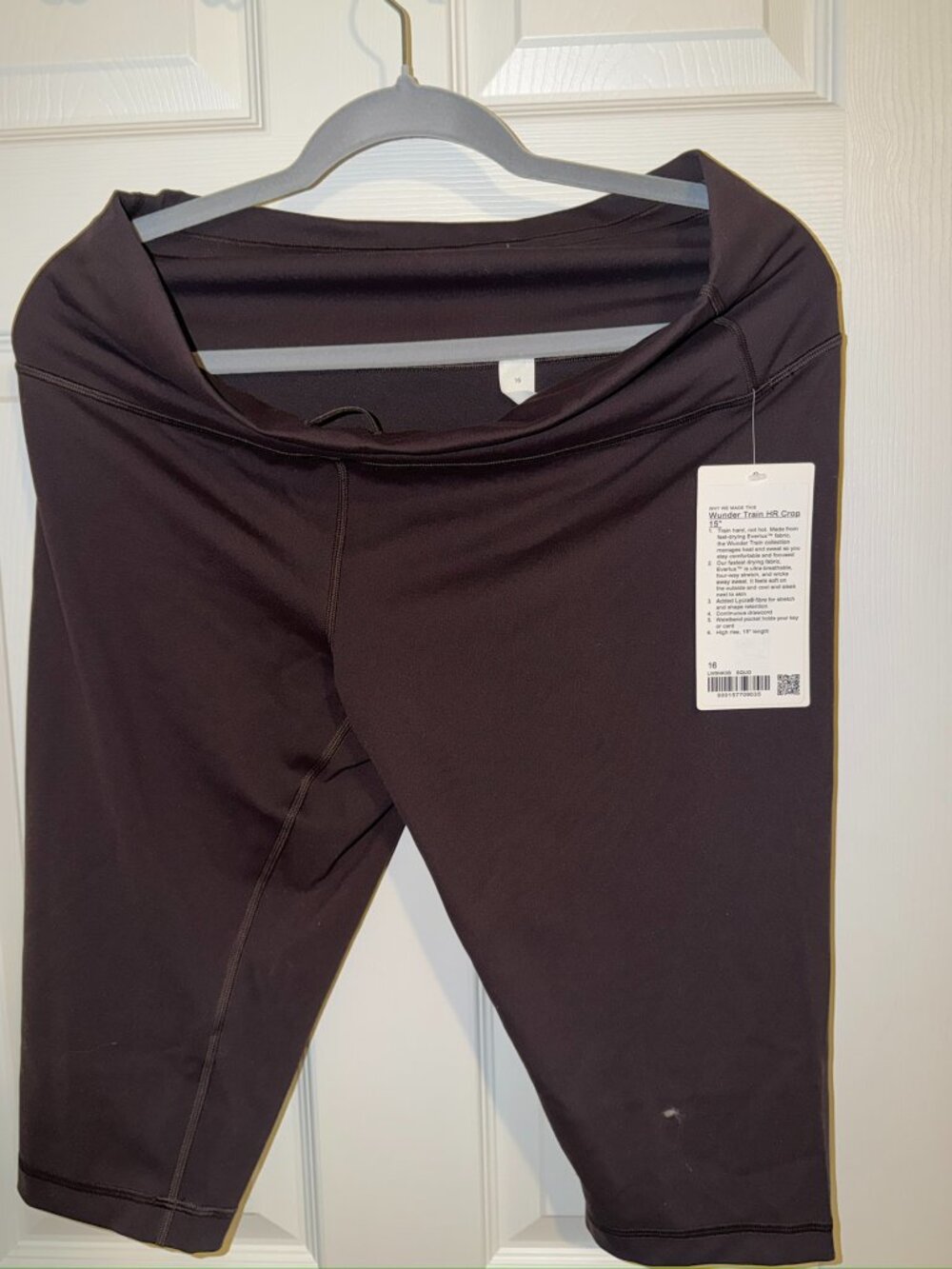 Lululemon Wunder Train HR Crop 15" Sequoia Size 16 NWT